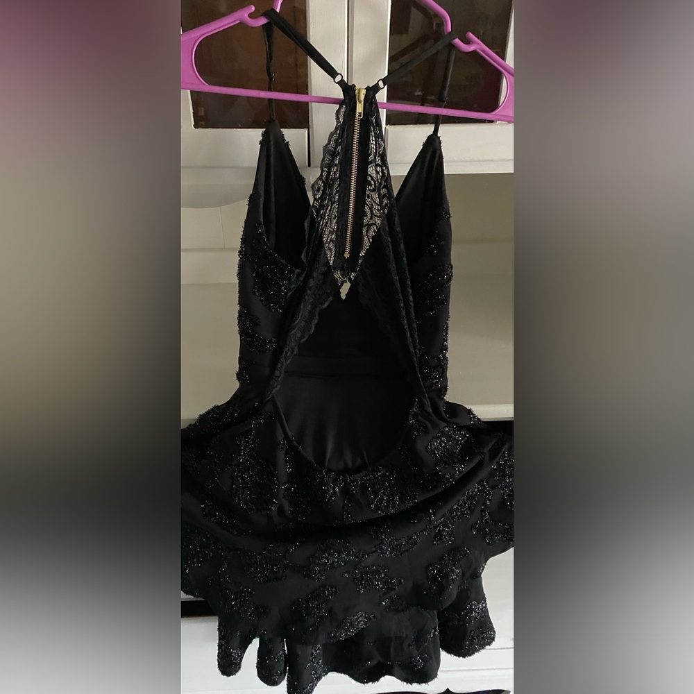 Elegant Black Lace Dress